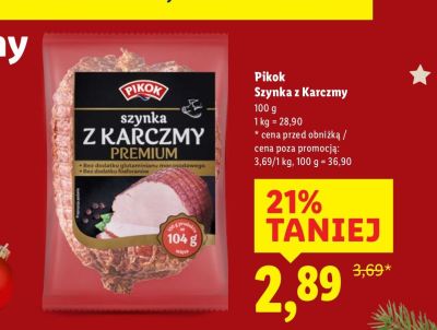 Szynka Szynka z Karczmy Premium promocja w Lidl