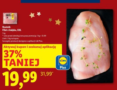 Filet z indyka XXL promocja w Lidl