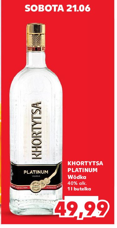 Wódka KHORTYTSA PLATINIUM promocja