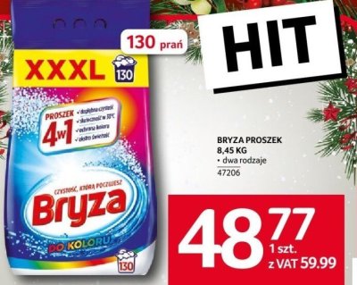 Proszek do prania Bryza 8.45 kg promocja w Selgros