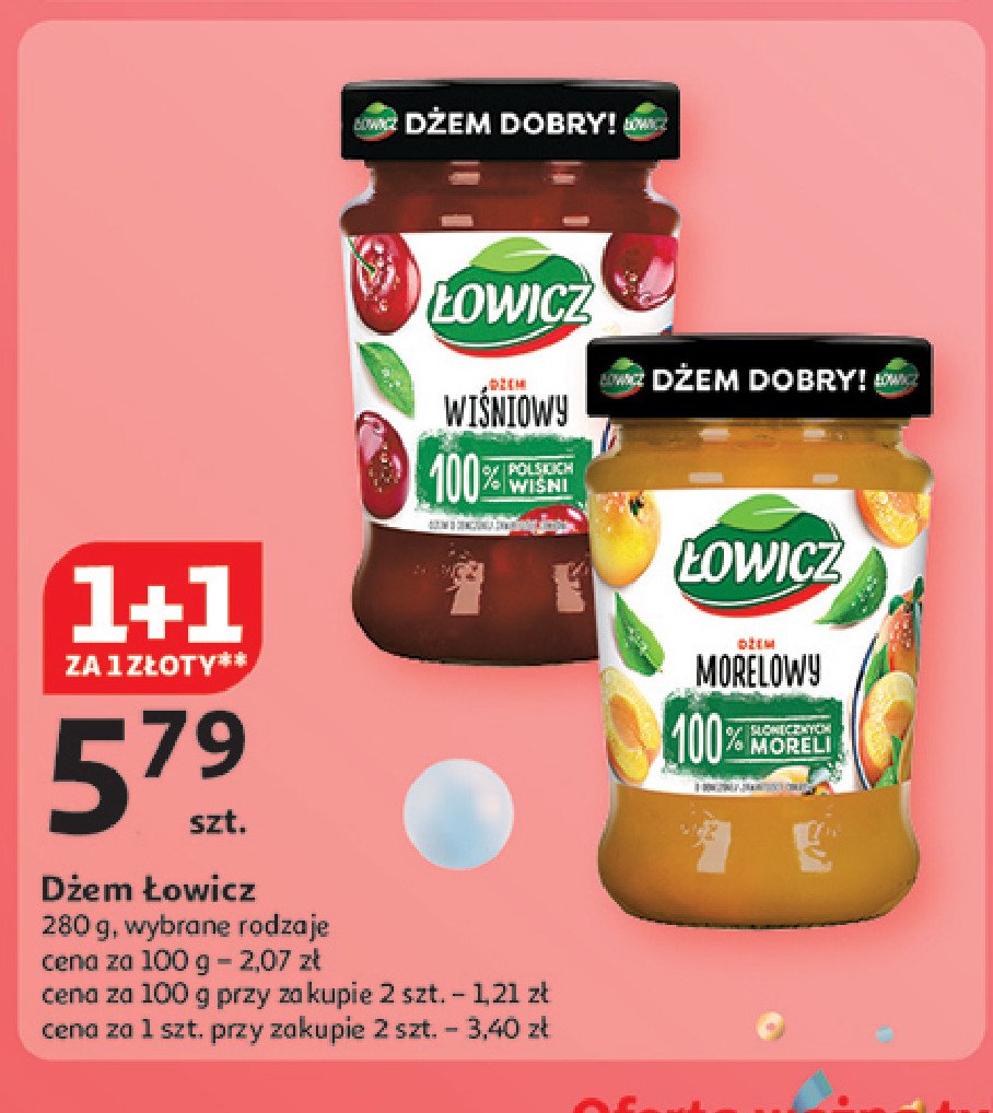 Dżem wiśniowy Łowicz promocja