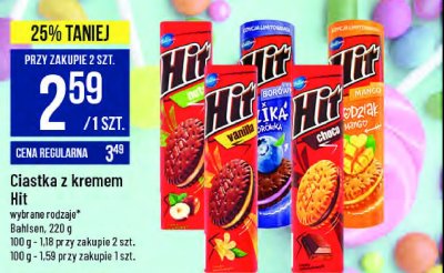 Ciastka z kremem o smaku mango Hit Hit bahlsen promocja