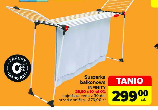 Suszarka na pranie infinity flex 30 m Vileda promocja