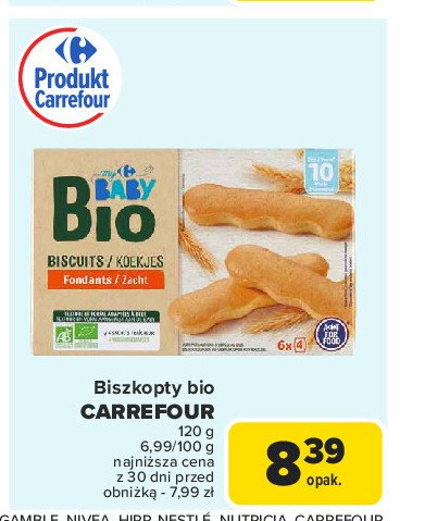 Biszkopty CARREFOUR MY BABY promocja w Carrefour Market