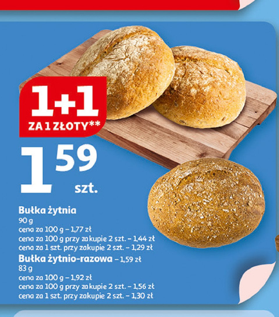 Bułka żytnio-razowa promocja w Auchan