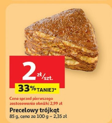 Precelowy trójkąt promocja w Auchan