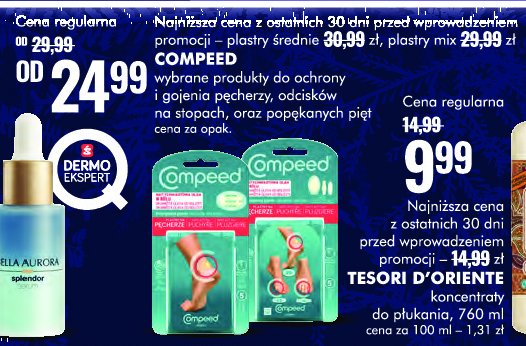 Plastry na pęcherze extreme Compeed total care promocja