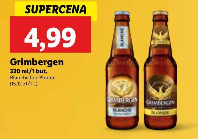 Piwo Grimbergen blanche promocja