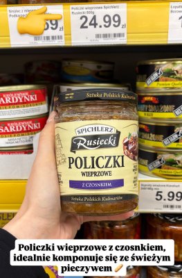 Policzki wieprzowe z czosnkiem promocja w Dino