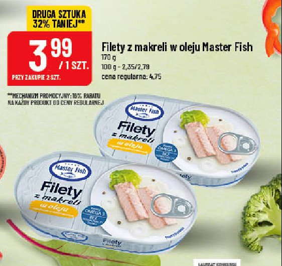 Filety śledziowe w oleju Master fish promocje
