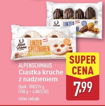 Ciastka spitzbuben Alpenschmaus promocja