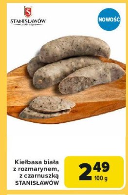 Kiełbasa biała z czarnuszką Stanisławów promocja