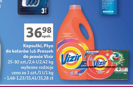 Proszek do prania kolorów Vizir promocja w Auchan