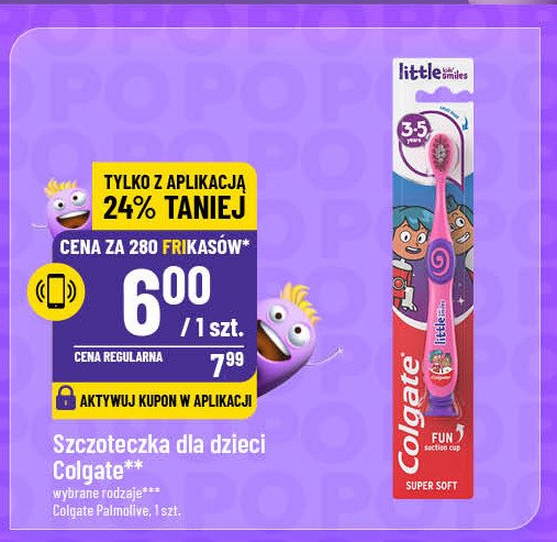 Szczoteczka do zębów 3-5 lat Colgate kids promocja