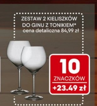 Kieliszki do ginu z tonikiem Masterchef promocja w Intermarche