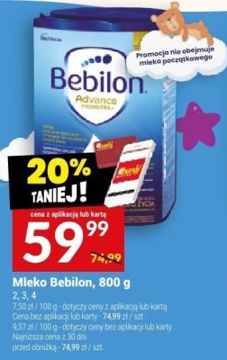 Mleko Bebilon, 800 g promocja w Twój Market