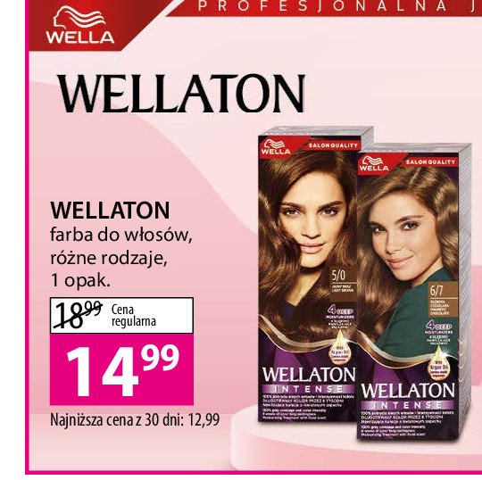 Farba do włosów 5/0 Wellaton intense promocja