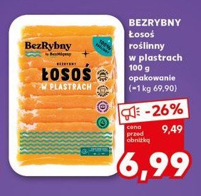 Łosoś w plastrach Bezrybny promocja