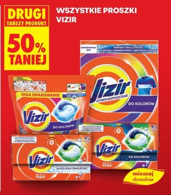 Proszki do prania VIZIR wszystkie promocja w Biedronka