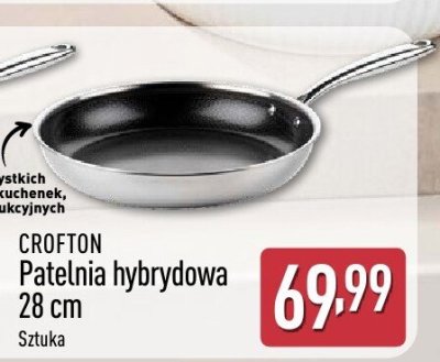Patelnia hybrydowa CROFTON 28 cm promocja w Aldi