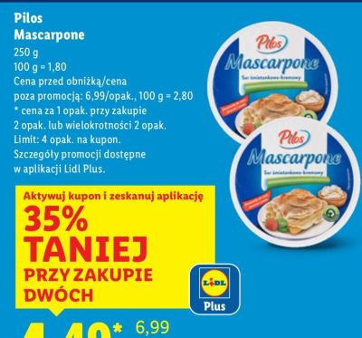 Ser Mascarpone  promocja w Lidl