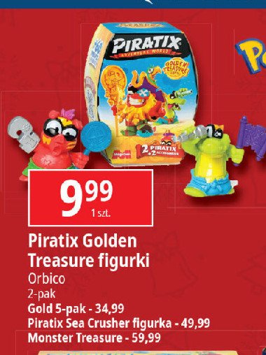 Figurki golden treasure Piratix promocja