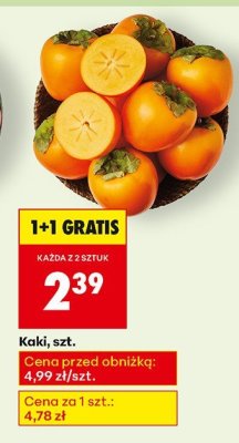 Kaki 1 szt. promocja w Biedronka