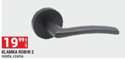 Klamka KLAMKA ROBIN 2 rozeta, czarna promocja w Merkury Market