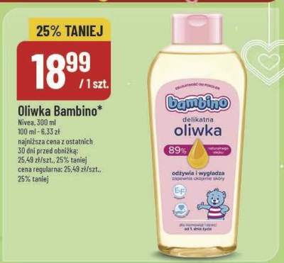 Oliwka Bambino Nivea promocja w POLOmarket