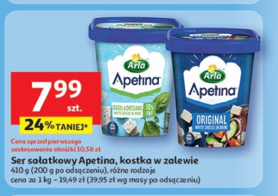 Ser feta z bazyli膮 i oregano Arla apetina promocja