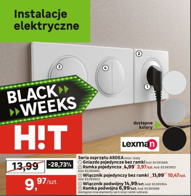 Ramka podwójna Lexman ARDEA promocja w Leroy Merlin