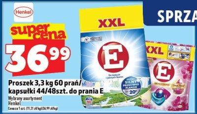 Proszek do prania 3,3 kg 60 prań / kapsułki 44/48 szt. do prania E Henkel promocja w TOPAZ