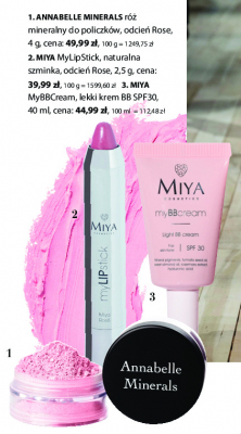 Szminka miya rose Miya my lipstick Miya cosmetics promocja
