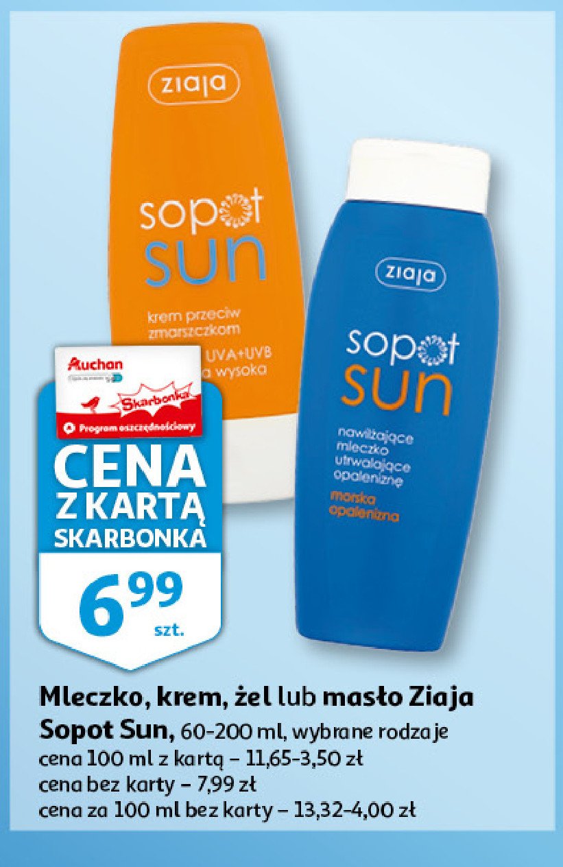 Masło do ciała Ziaja sopot spa promocja