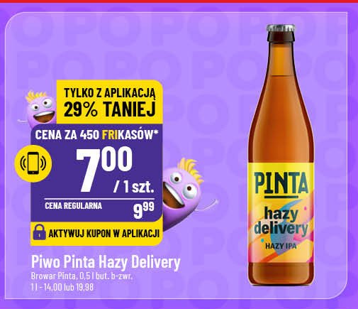 Piwo Pinta hazy delivery promocja w POLOmarket