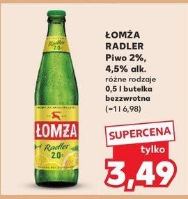 Piwo Łomża radler promocja