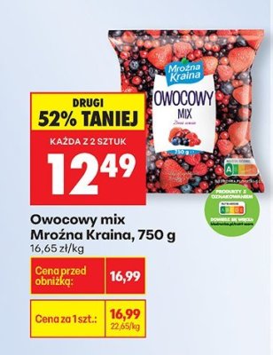 Owocowy mix  promocja w Biedronka