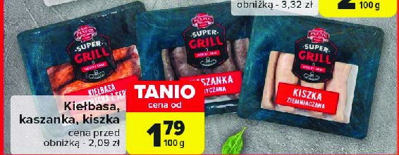 Kiszka ziemniaczana Pekpol super grill promocja