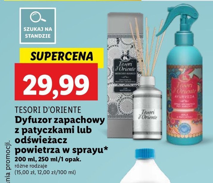 Odświeżacz powietrza Tesori d'oriente ayurveda promocja