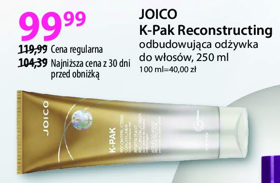 Maska do włosów Joico k-pak reconstructor promocja