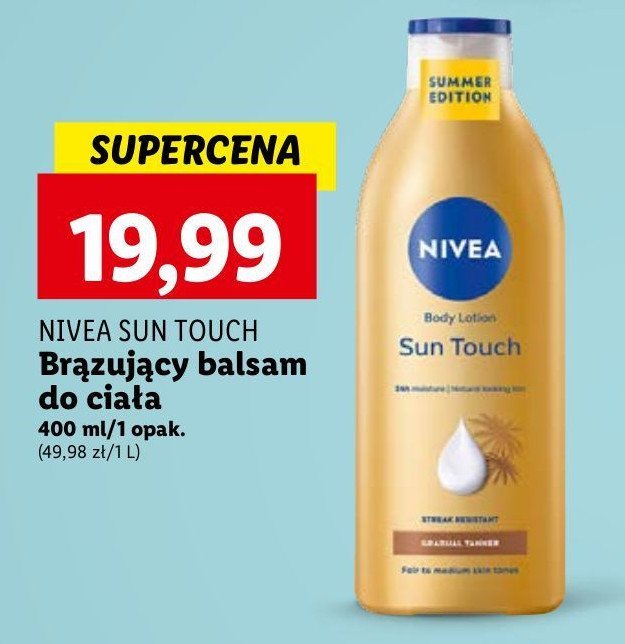 Balsam brązujący ujędrniający Nivea promocja