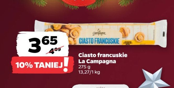 Ciasto francuskie La campagna promocja w Netto