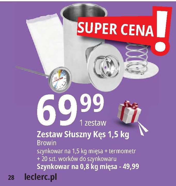 Szynkowar 0.8 kg Browin promocja