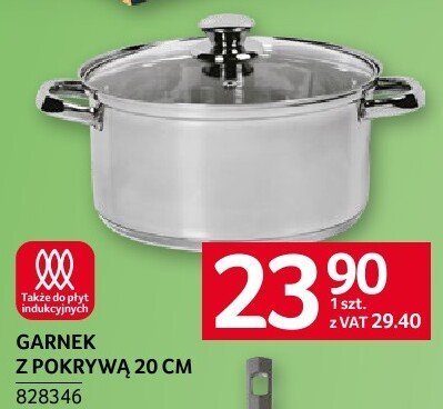 Garnek z pokryw膮 20 cm Ambition promocja w Selgros