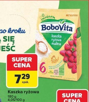 Kaszka ryżowa 180 g BoboVita promocja w Carrefour