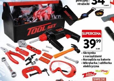 Zestaw narzędzi MalPlay promocja w Intermarche
