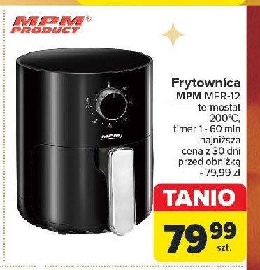 Frytownica mfr-12 Mpm product promocja w Carrefour Market