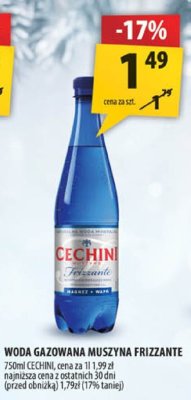 Woda gazowana muszyna Frizzante promocja w Arhelan