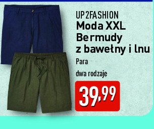 Bermudy xxl Up2fashion promocja w Aldi