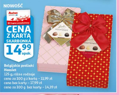 Czekoladki belgijskie assortiment Hamlet promocja